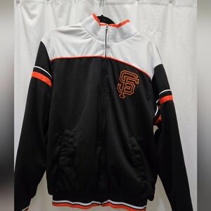 Genuine Merchandise Black and White Bomber Jacket